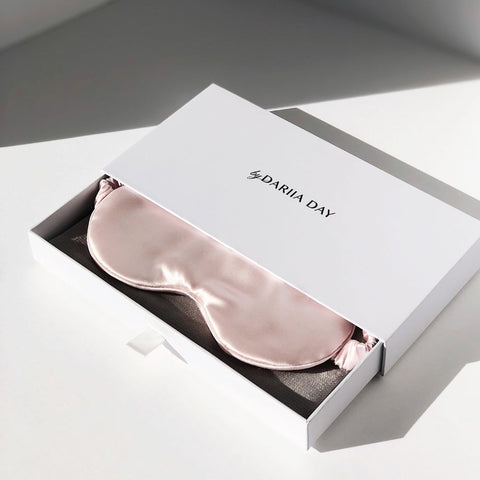 Silk Eye Mask Blush Pink
