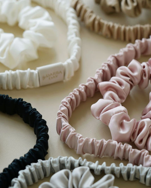 Headband & Scrunchies - SET Blush Pink