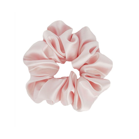 Silk Scrunchies Blush Pink