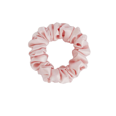 Silk Scrunchies Blush Pink